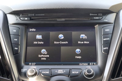 2013 Hyundai Veloster Turbo w/Black Int